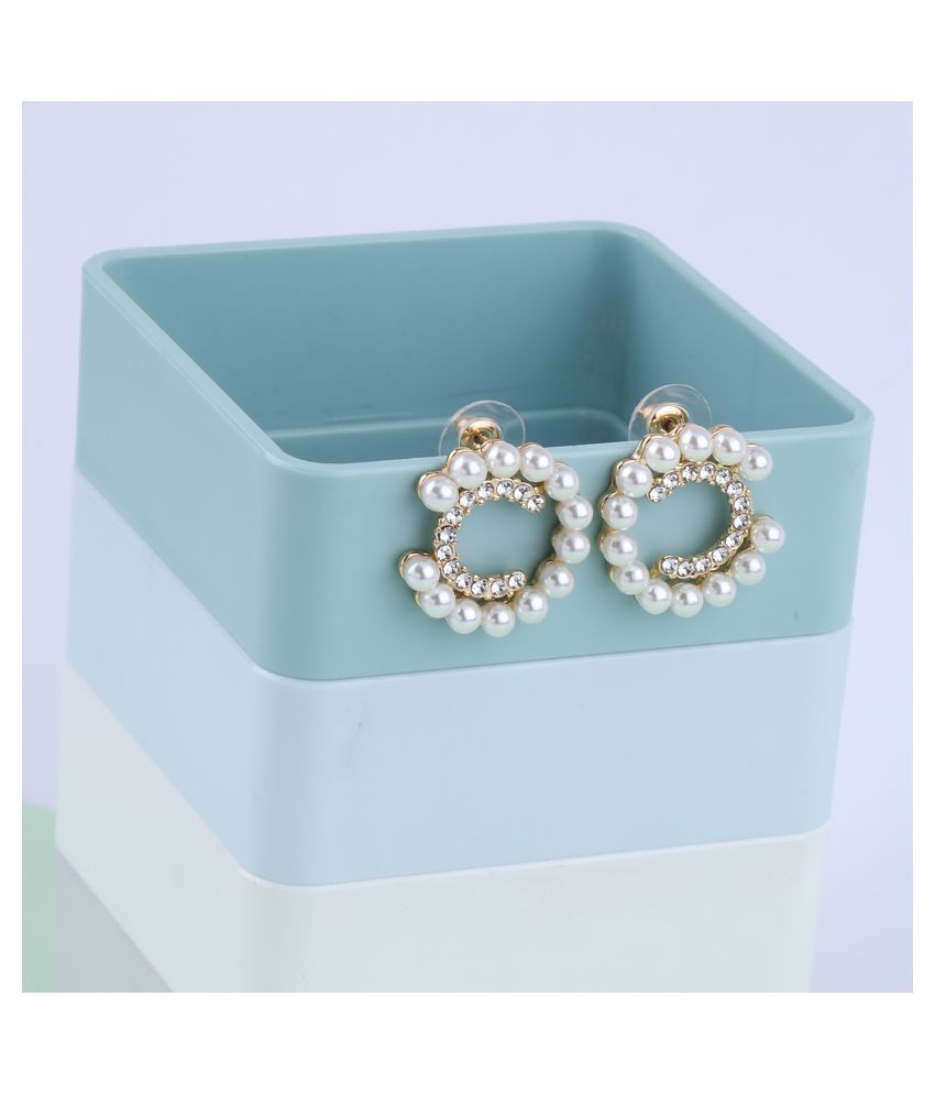     			SILVER SHINE  Party Wear Designer Stud Earring For Women Girl