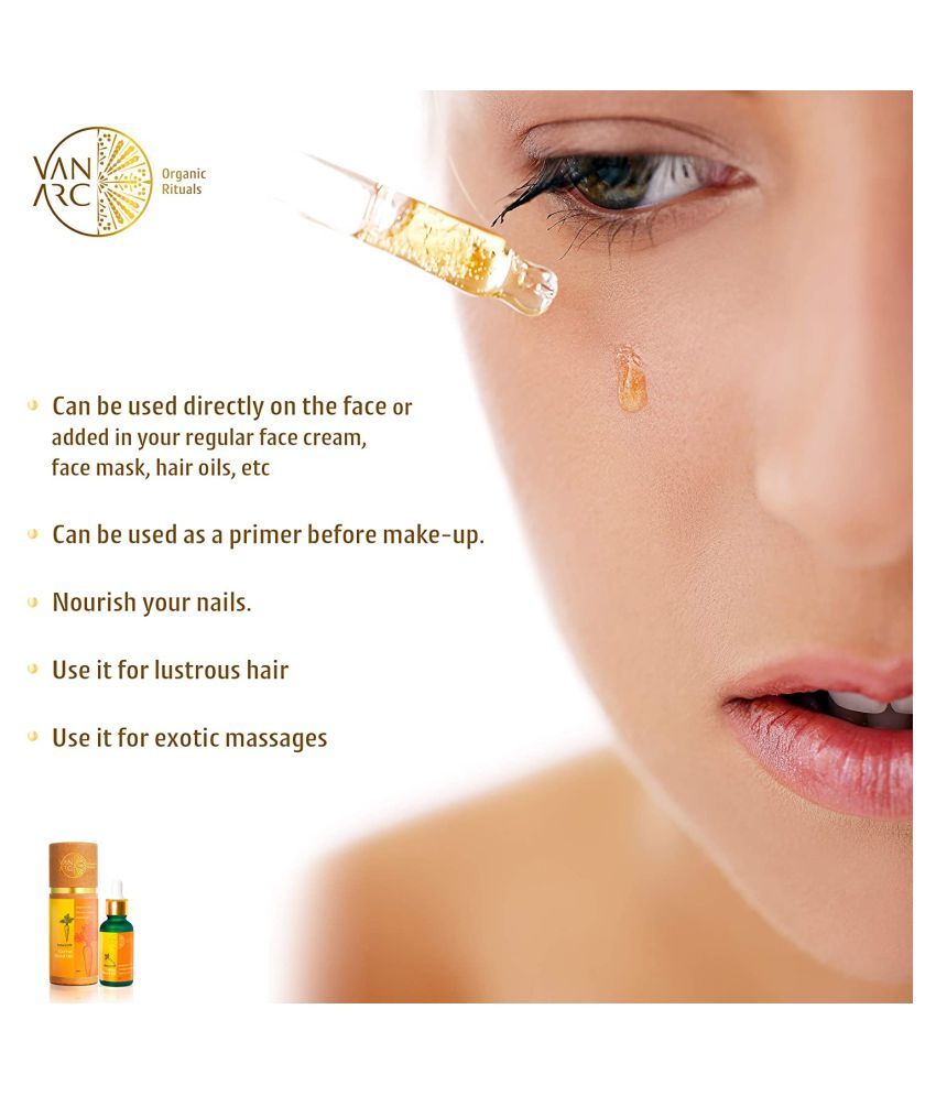 Vanarc Organic Rituals Avocado Seed Oil Face, Skin and Hair Oil Face