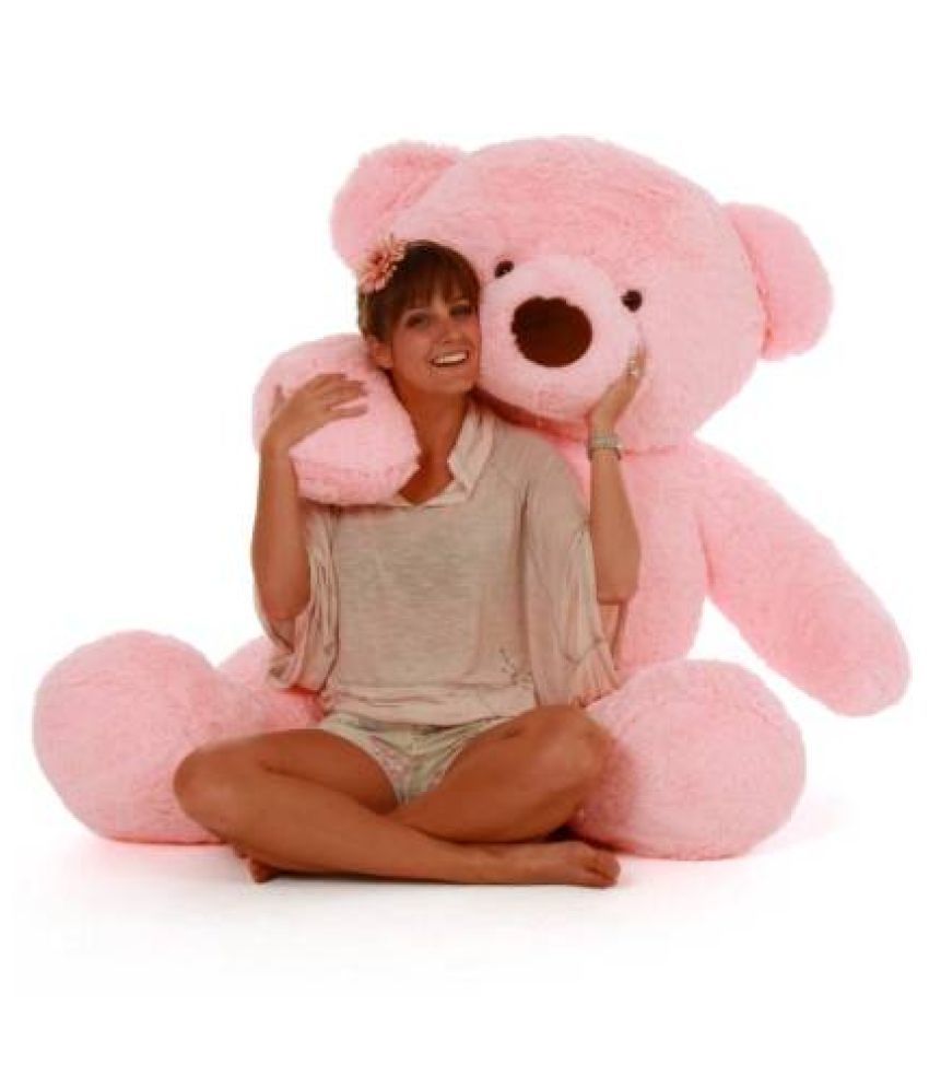 pink teddy bear 3 feet