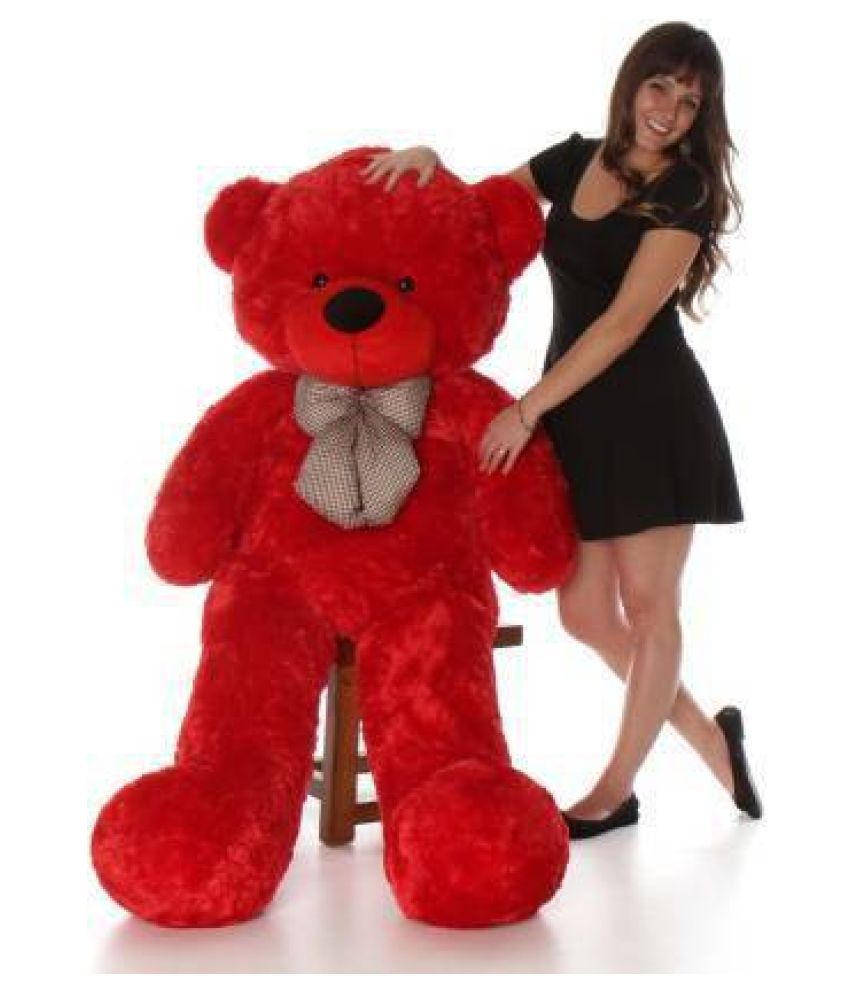 teddy bear image red colour