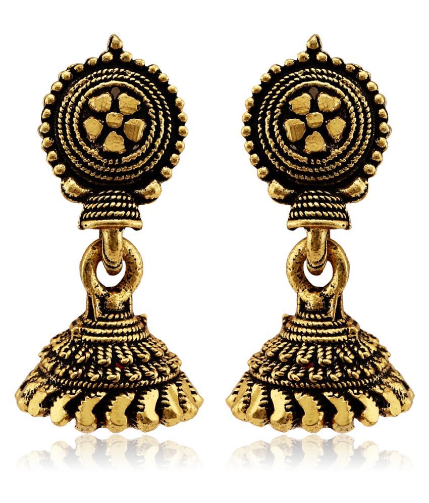     			Vighnaharta Traditional Alloy Antique Finish Jhumki Earring for Women and Girls- VFJ1158ERG