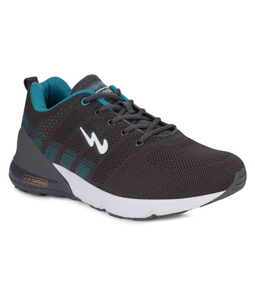     			Campus SYRUS Gray Running Shoes