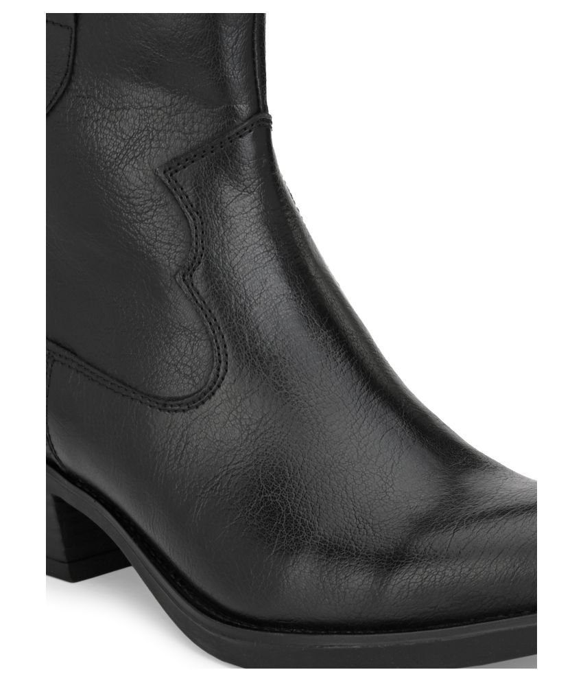 mid calf platform chelsea boots