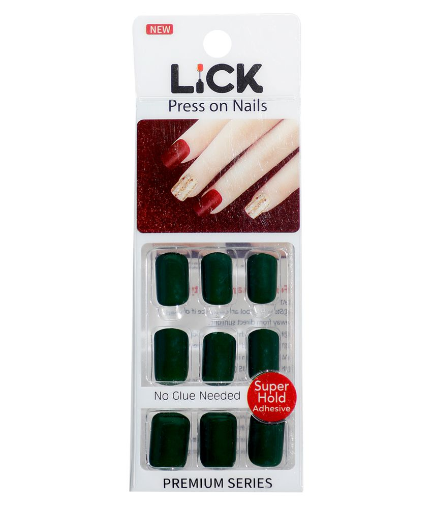 Lick Press on Nails Acrylic Square Finger Nails ...