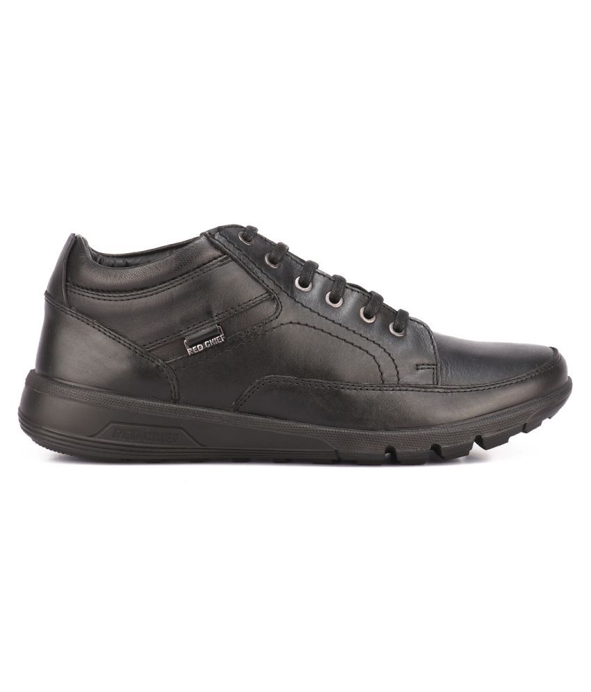 red chief powerflex black shoes