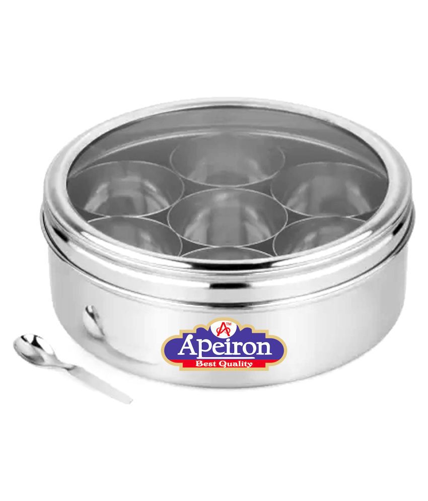     			APEIRON Steel Spice Container Set of 1 700 mL