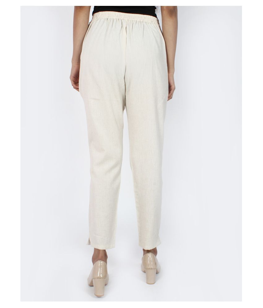 SRTHE Khadi Cigarette Pants - Buy Online at Best Price in India - Snapdeal