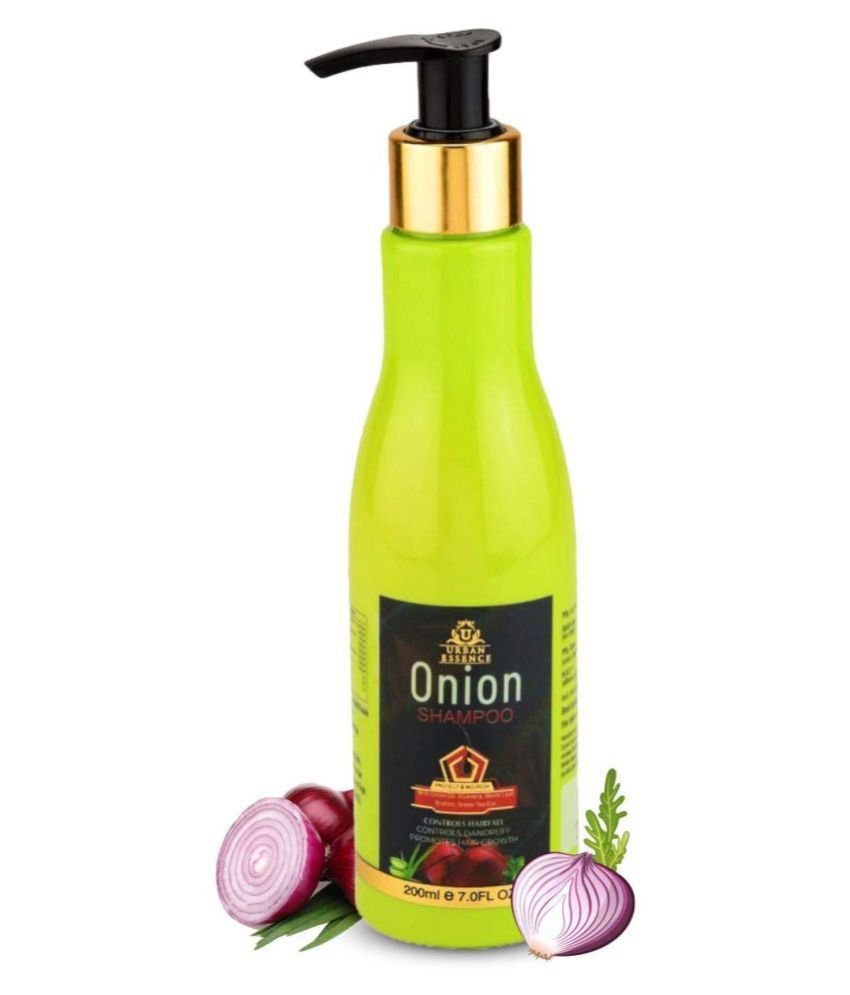 Urban Essence Onion Shampoo For Healthy Hair Growth With Aloevera, 200