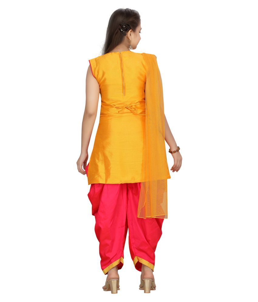 rani colour patiala suit