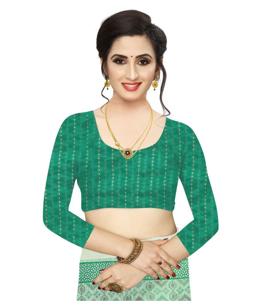 cotton green saree