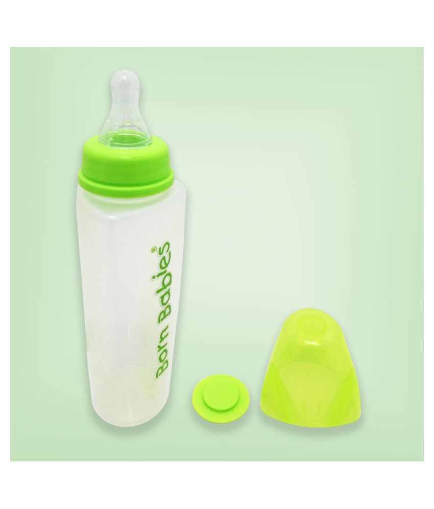 Combo of Baby Feeding Bottle and Self Feeding Training Spoon and Fork
