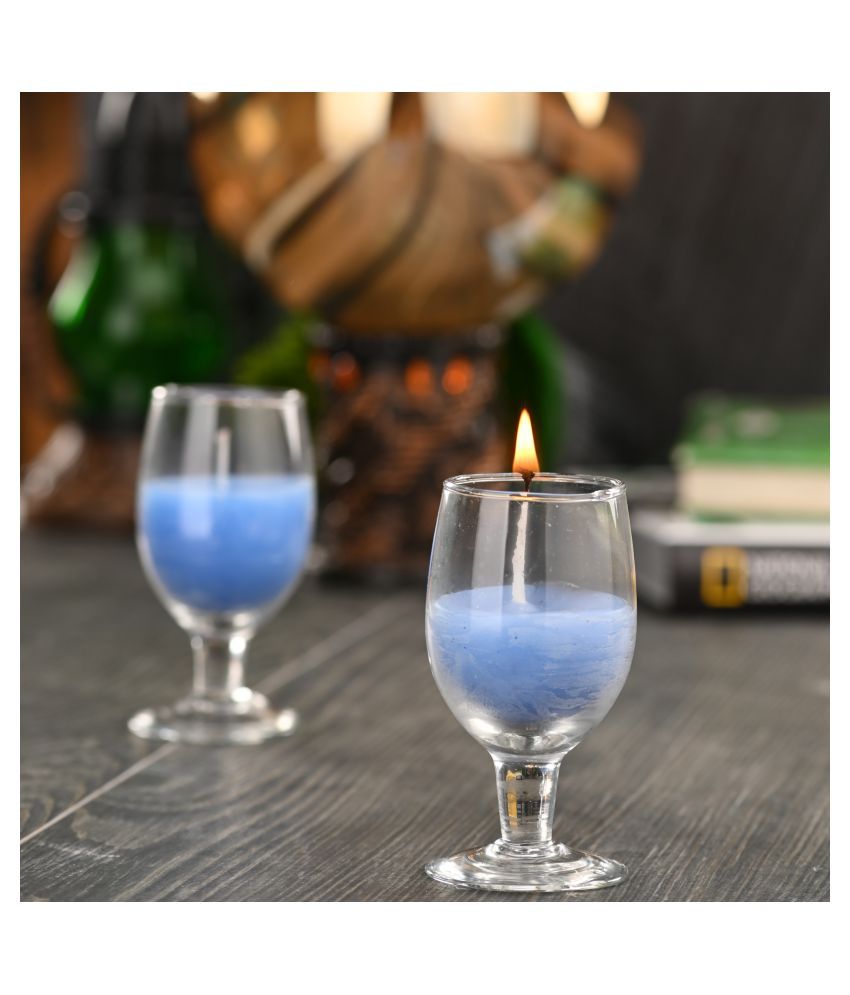     			AFAST Blue Jar Candle - Pack of 1