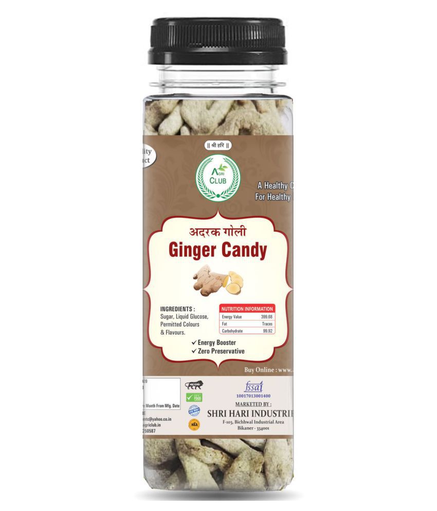     			AGRICLUB Ginger Candy Mint 120 gm Pack of 2