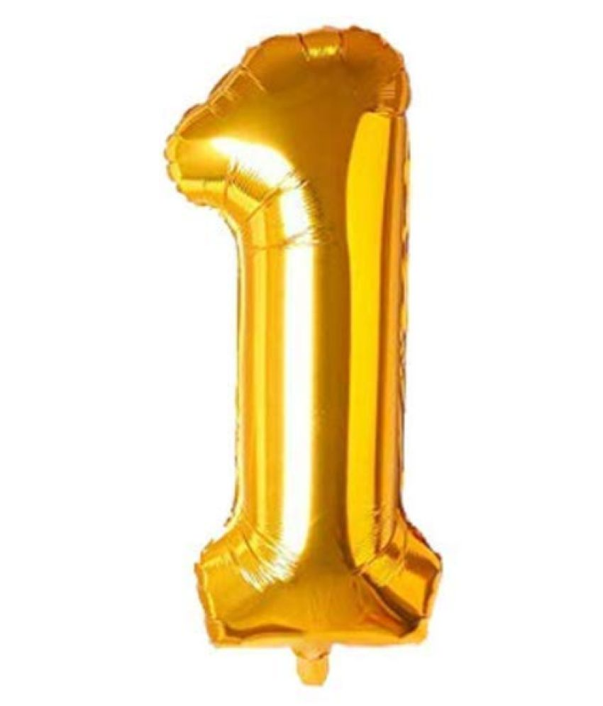     			Blooms Special Foil Balloon Number - 1 (Golden)