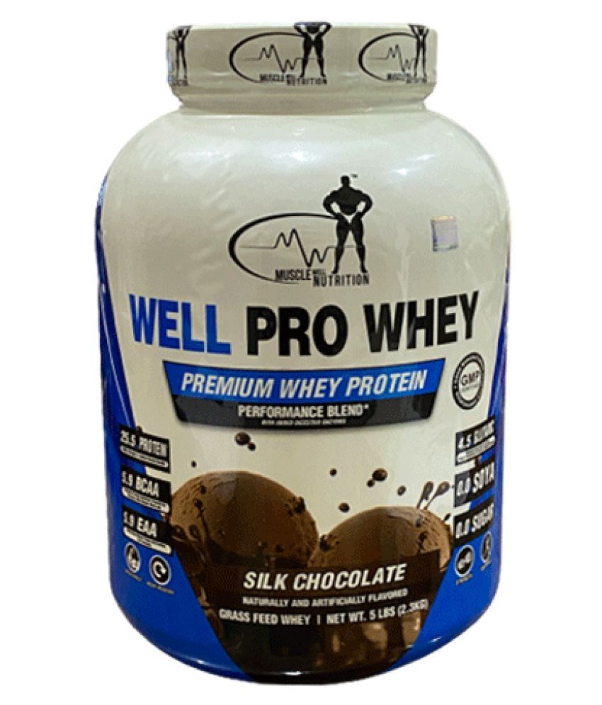 Muscle Well Nutrition Well Pro Whey (Premium Whey Protein) 2300 gm Buy