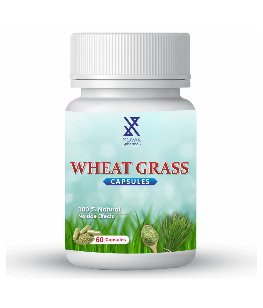 Xovak Pharma Wheat Grass for Digestion, Immunity, Hair Growth Capsule 60  : Buy Xovak Pharma Wheat Grass for Digestion, Immunity, Hair Growth  Capsule 60  at Best Prices in India - Snapdeal