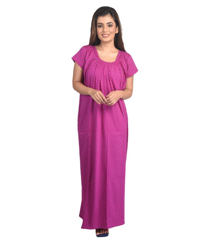     			PIYALI'S CREATION WOMEN'S Cotton Nighty & Night Gowns - Multi Color