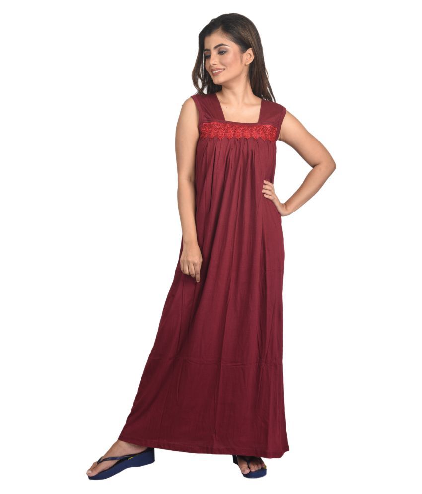     			PIYALI'S CREATION WOMEN'S Cotton Nighty & Night Gowns - Multi Color