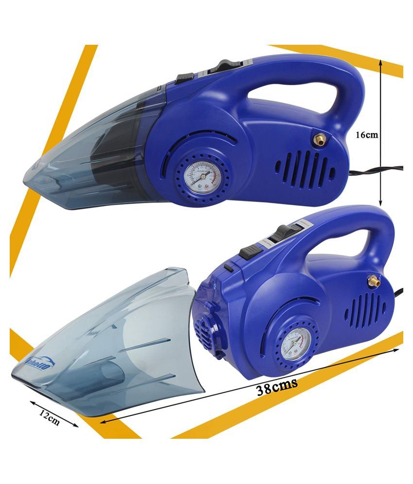 Oshotto 100W Heavy Duty Car Vacuum Cleaner Cum 120W Heavy Duty Air