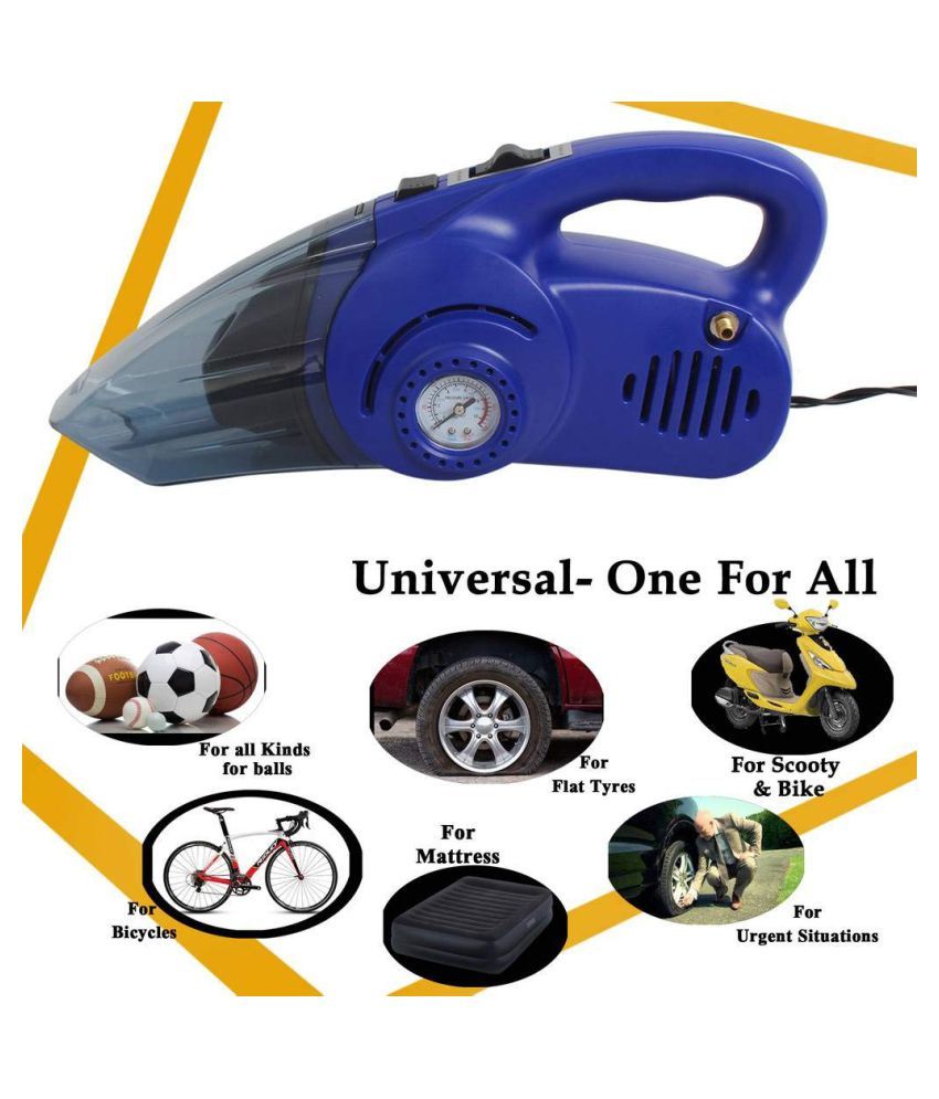 Oshotto 100W Heavy Duty Car Vacuum Cleaner Cum 120W Heavy Duty Air