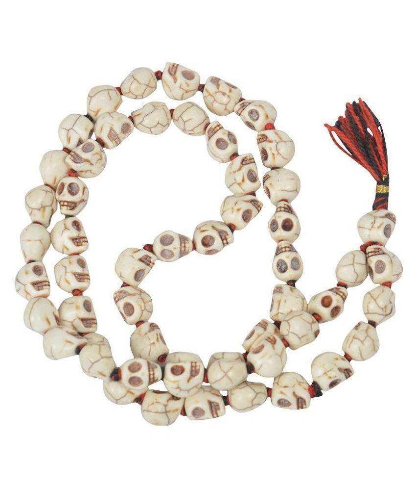     			Skull (Nar Mund) Stone Mala For Good Luck Stone Chain (54+1 ) Big Beads