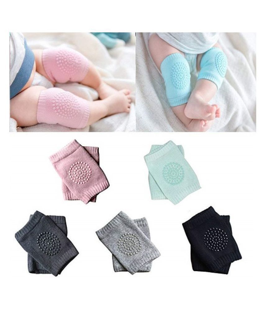     			EIGHTEEN ENTERPRISE Multi-Colour Coton Baby Knee Pad 1 Pack