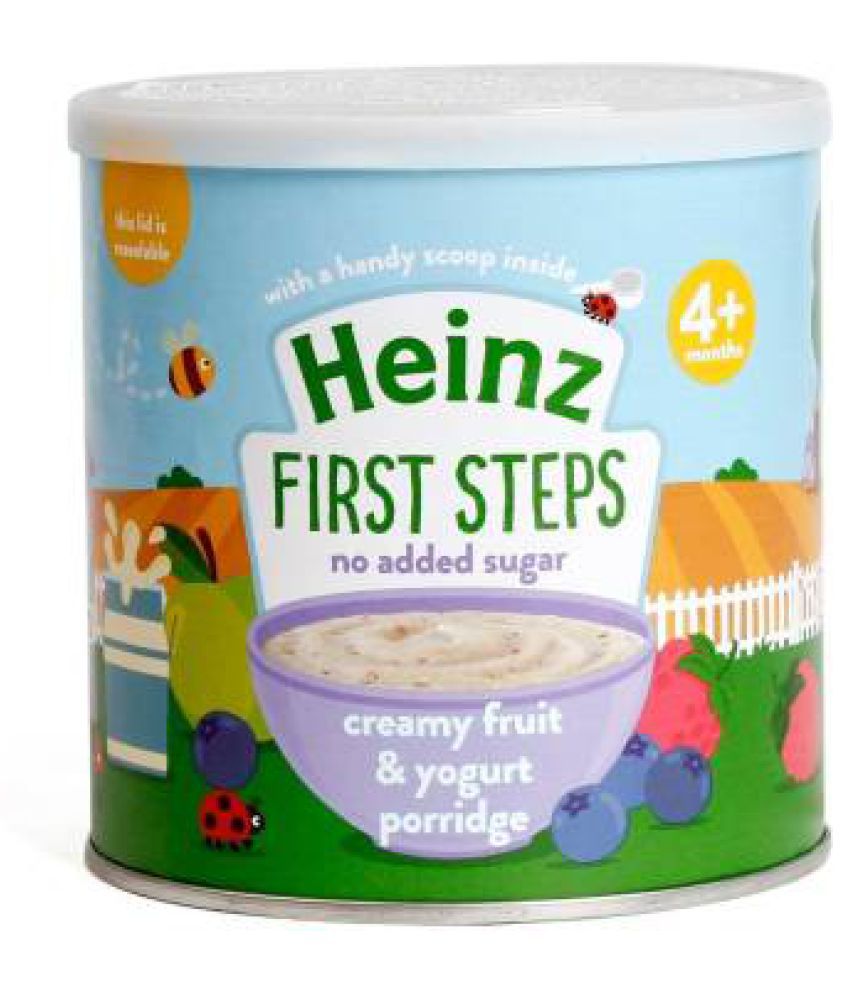 Heinz Baby Food FRUIT & YOGURT PORRIDGE Infant Cereal for Under 6 Months ( 240 gm )