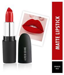 Swiss Beauty Matte Lipstick (Orange Red), 3.8gm