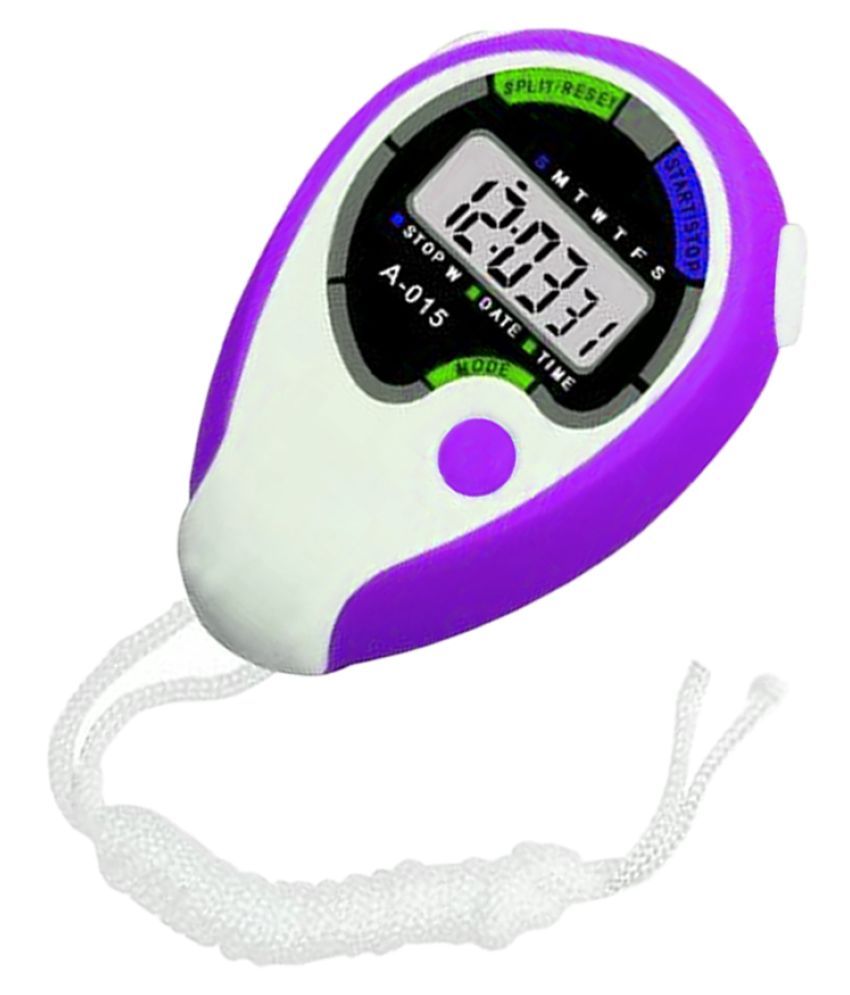DF Anytime Digital Stop Watch Date Time Timer Step Walk Running