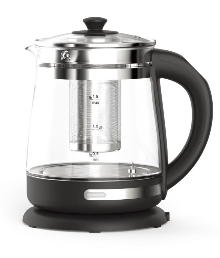 Gibbs 1402 Inside Strainer 1.5 Liter 2200 Watt Glass Electric Kettle ...