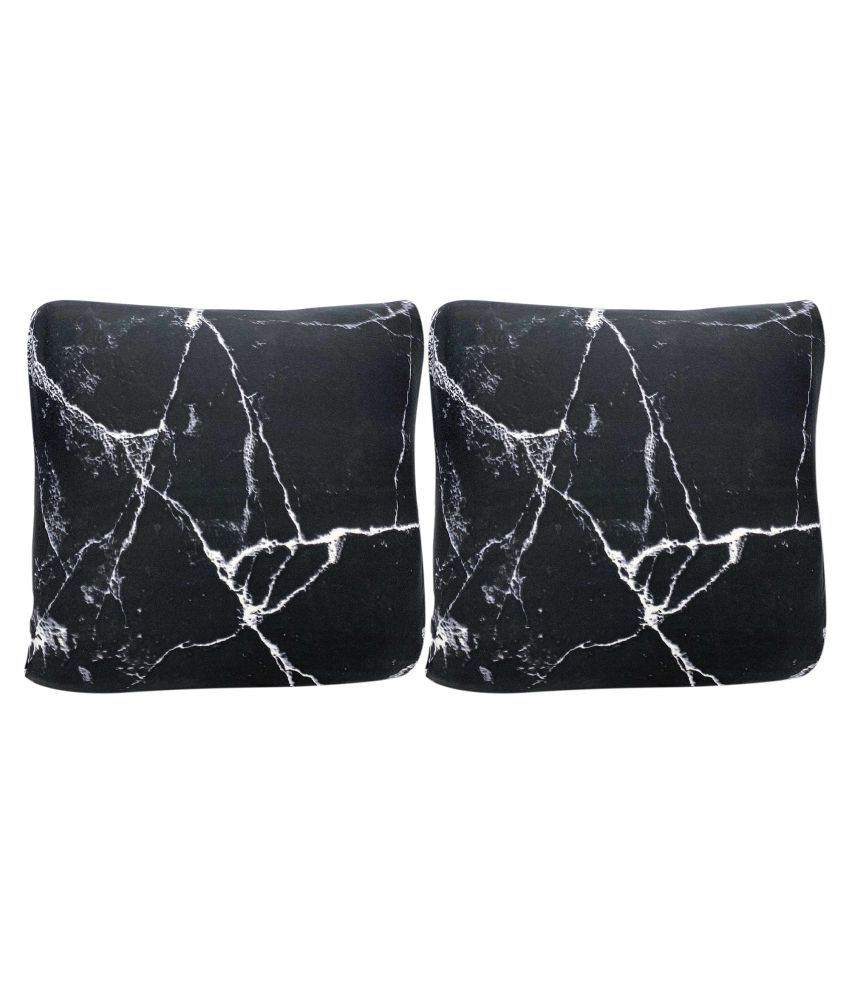     			House Of Quirk Set of 2 Polyester Cushion Covers 40X40 cm (16X16)