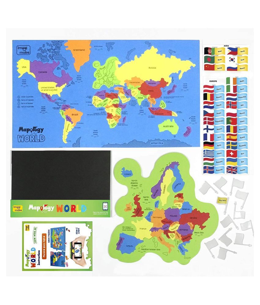 Imagimake Mapology World Ar - Augmented Reality Educational Toy And 