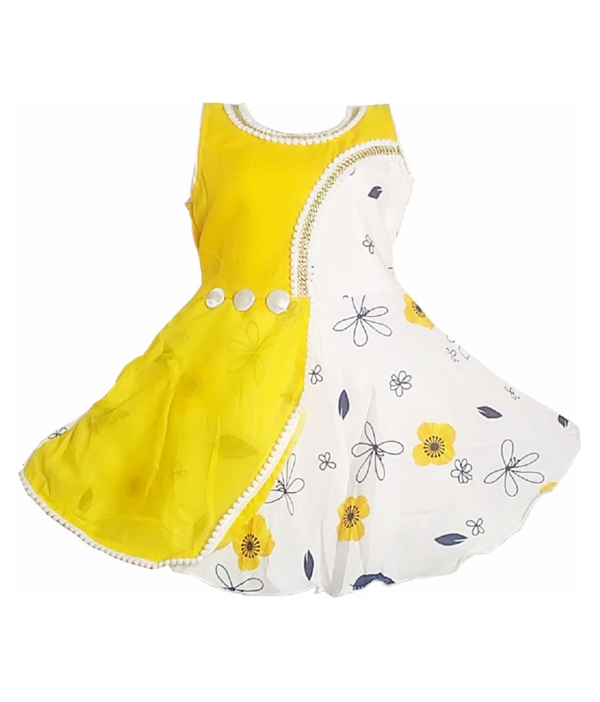     			HVM Baby Girl Party Wear Frock (6-12M)