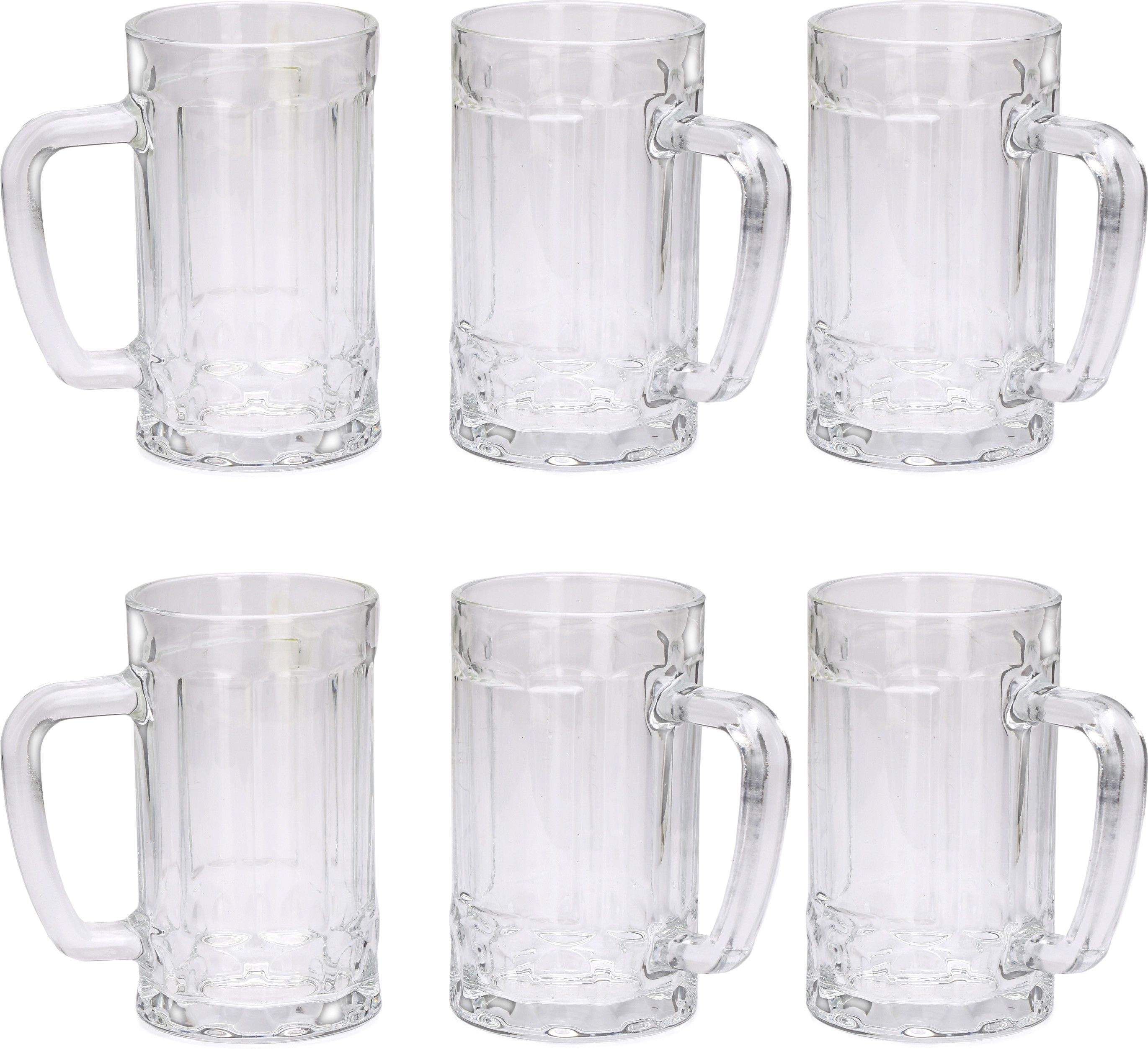     			Afast Beer Mug Glasses Set,  400 ML - (Pack Of 6)