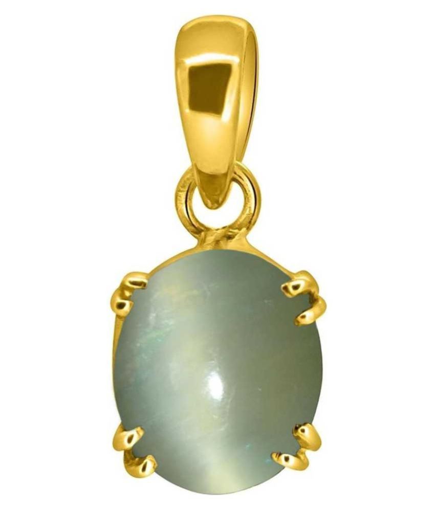 cat's eye gemstone pendant