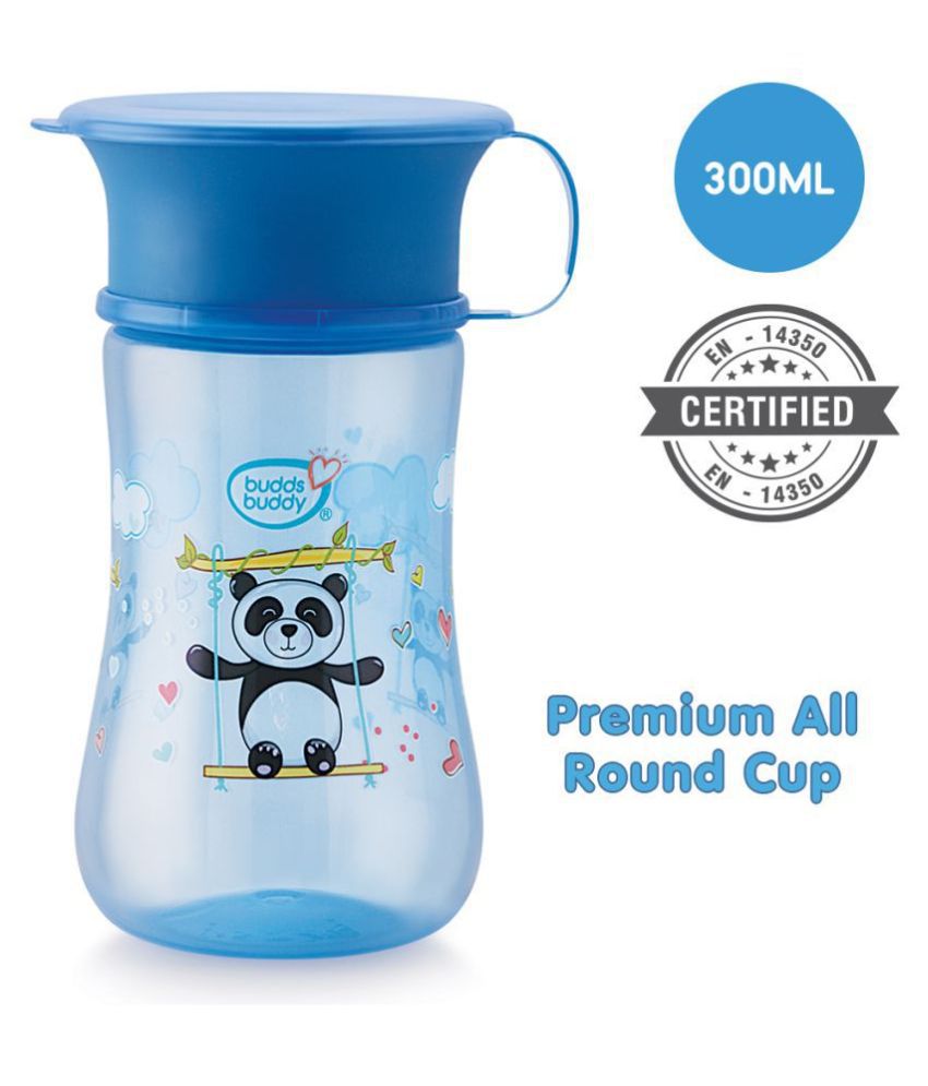 Buddsbuddy Premium all round cup with strong base/baby sipper/baby water bottle BB7115 Blue
