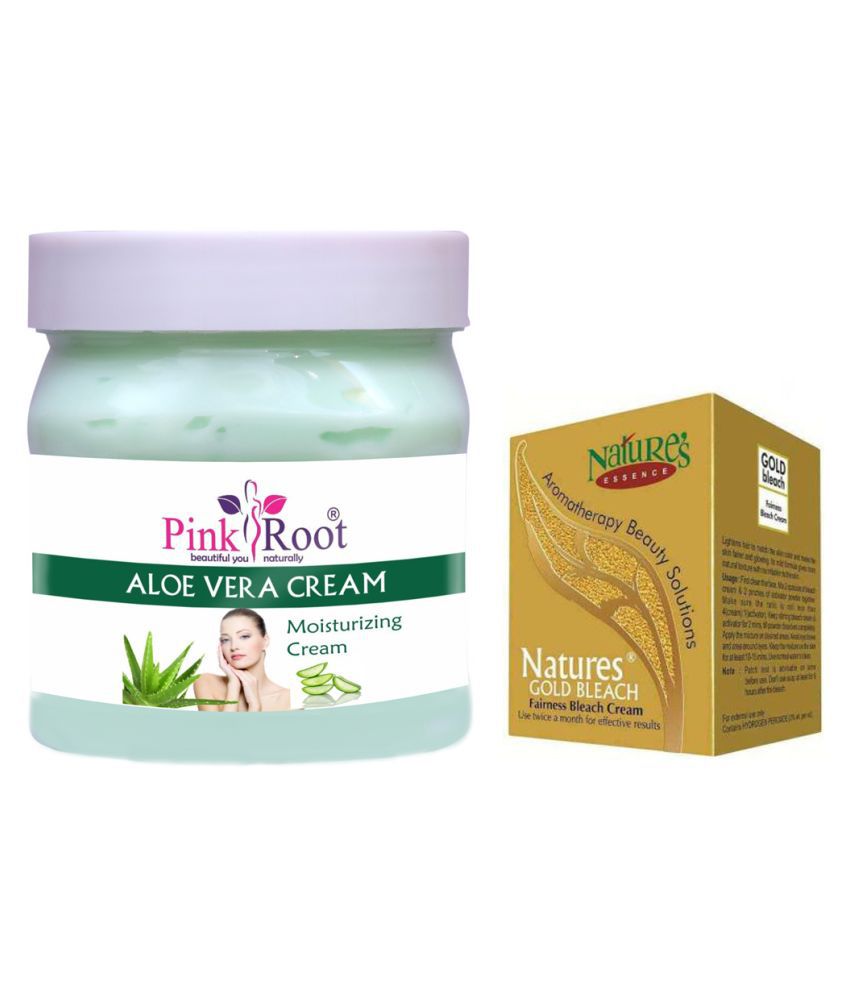 Pink Root Aloe Vera Cream Gm With Fem Gold Bleach Day Cream Gm