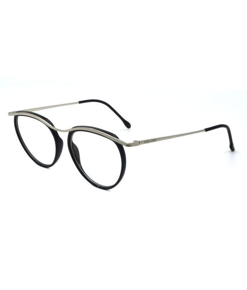     			Peter Jones Silver Square Spectacle Frame 1544S