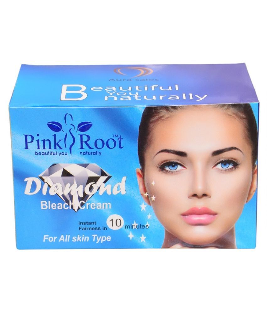 Pink Root Diamond Bleach 250gm With Lotus Jojobawash Face Wash 100 Ml