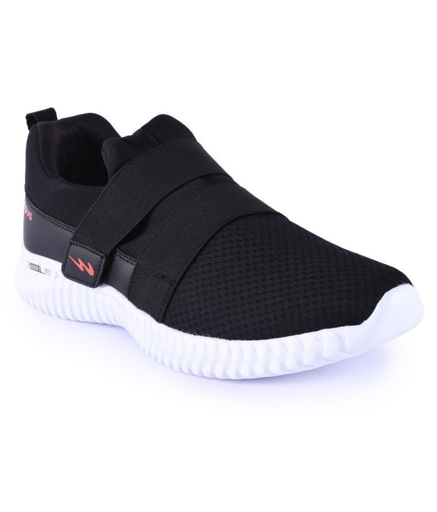 campus black shoes without laces