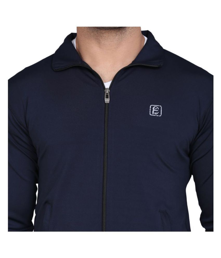 navy fleece tracksuit