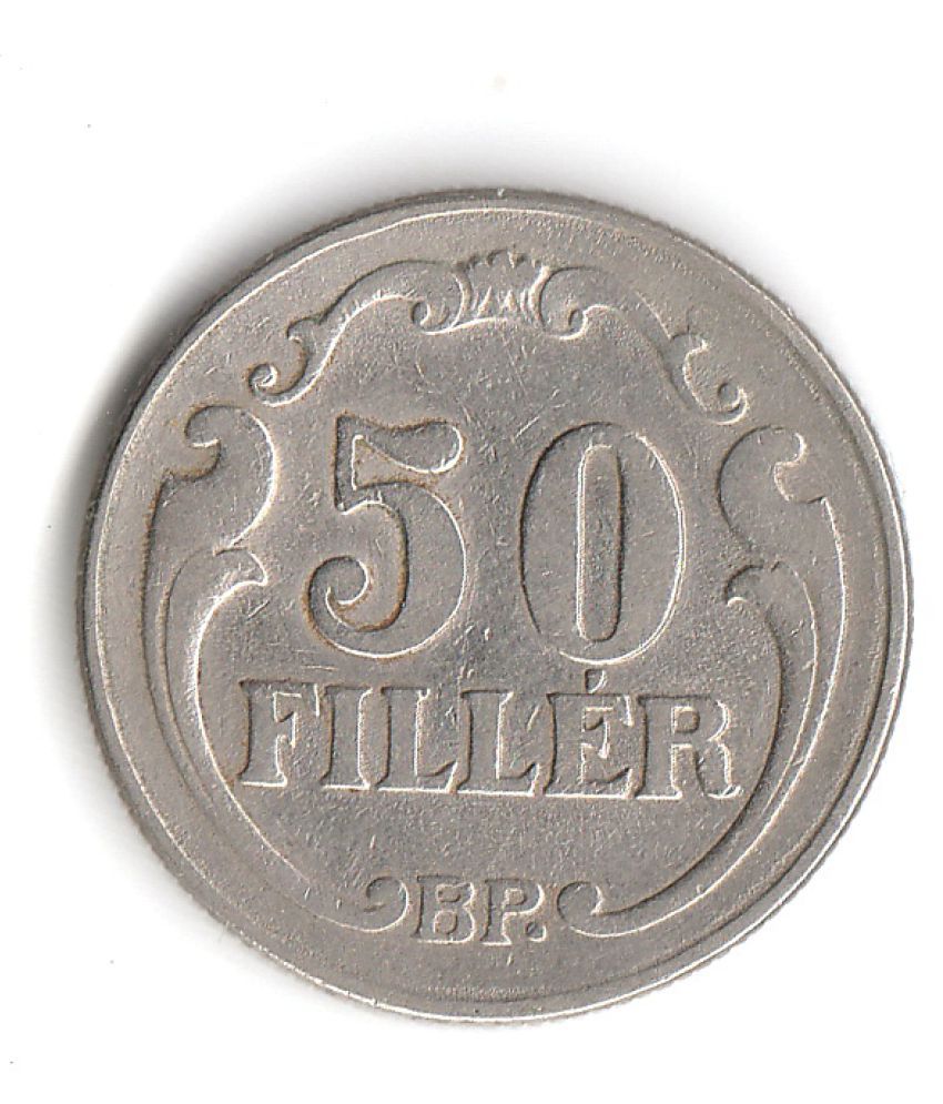 Hungary 50 Fillér Miklós Horthy 1926 Copper nickel @ Excellent Condition