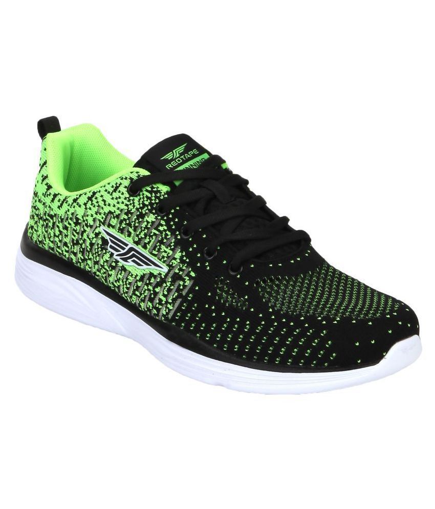 red tape men olive green mesh walking shoes