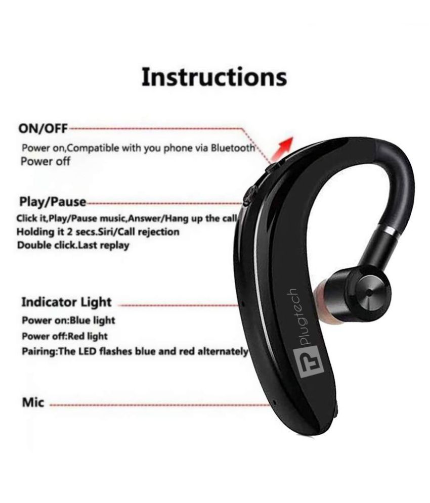 TP S109 BT Headset Bluetooth Headset Black Buy TP S109 BT Headset