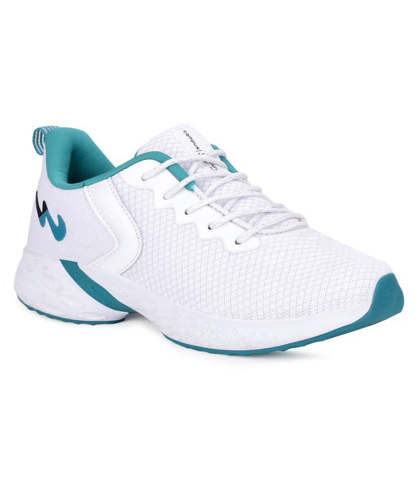 Campus White Running Shoes