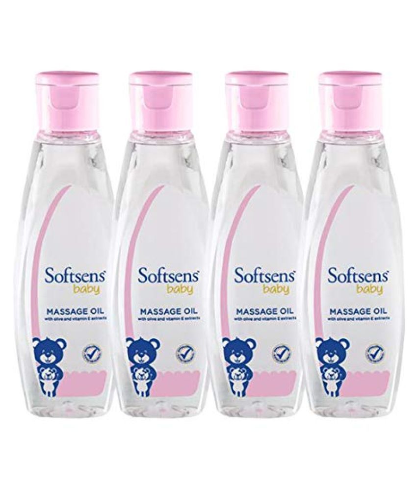     			Softsens Baby Massage Oil 100ml (Pack of 4)