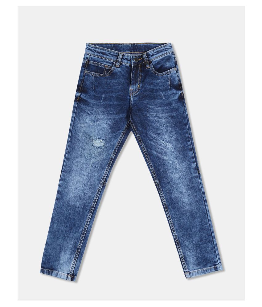 Boys Blue Mid Rise Acid Washed Jeans - Buy Boys Blue Mid Rise Acid ...