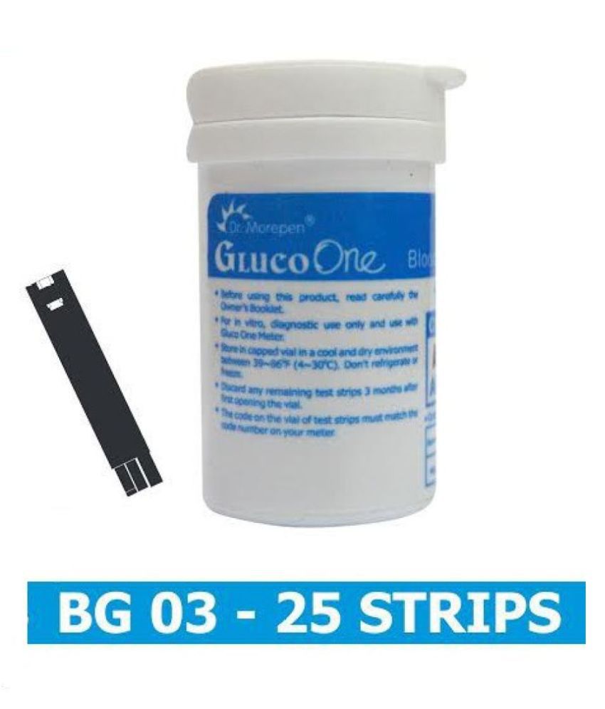     			Dr. Morepen Gluco One BG03 25 Test Strips
