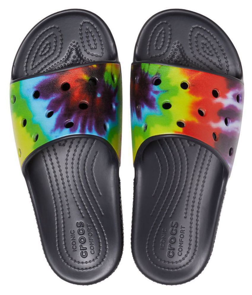 Crocs Multi Color Slide Flip flop Price in India- Buy Crocs Multi Color ...
