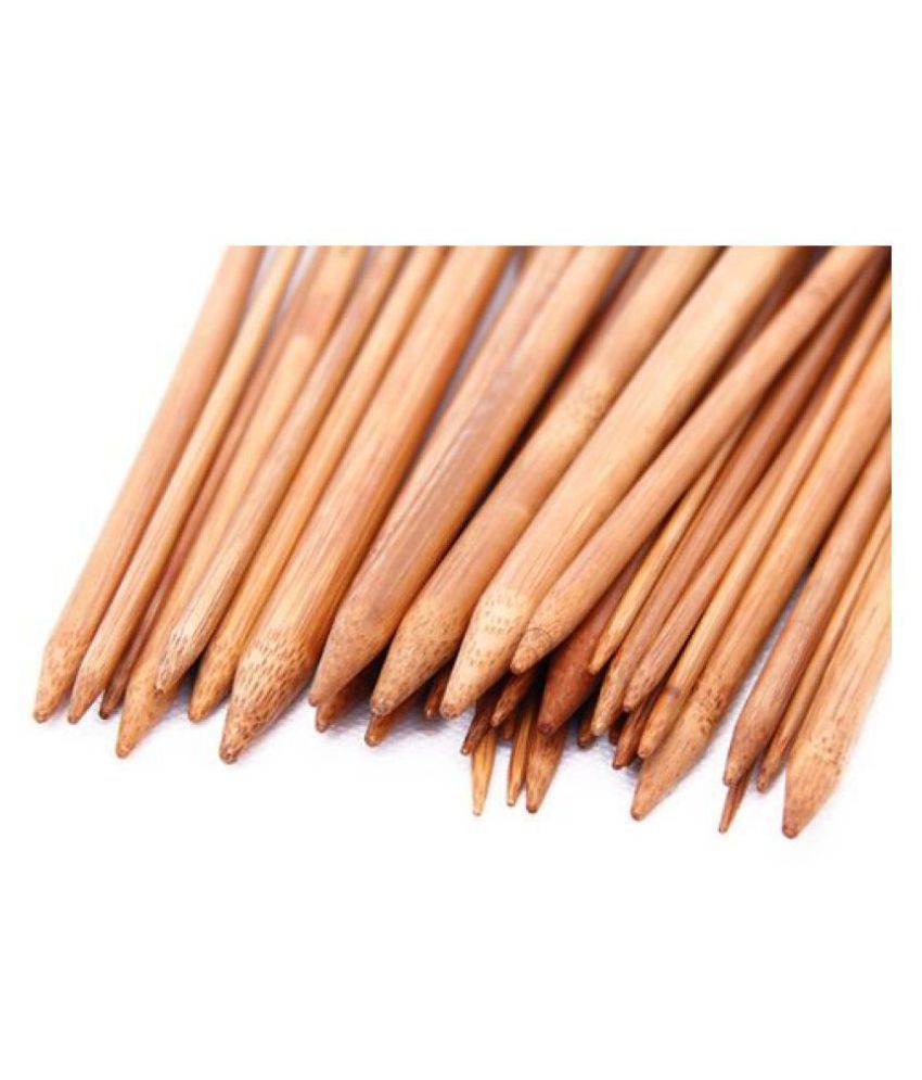 Electomania 18 Sizes Carbonized Bamboo Knitting Needles Single Pointed ...